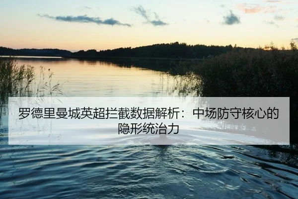 罗德里曼城英超拦截数据解析：中场防守核心的隐形统治力